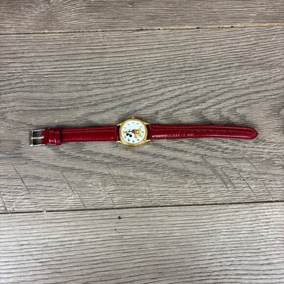 Vintage Lorus Quartz Disney Mickey Mouse Watch V515-6000 A1 Seiko Japan - Picture 2 of 10